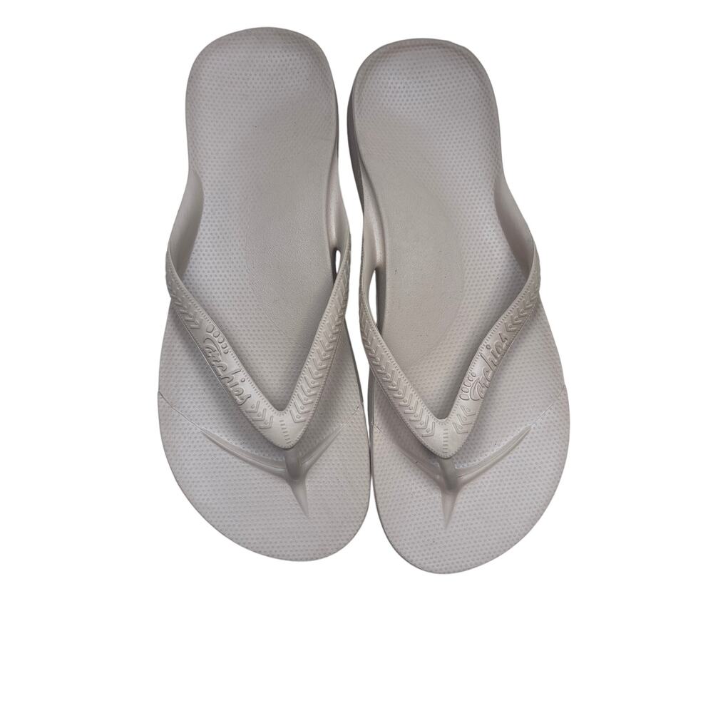 Archies Footwear Taupe Arch Support Flip Flops
